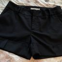 ZARA  black wool blend lagenlook dark academia shorts with pockets, size M fall Photo 3