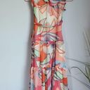 Alexis , New, Colorful Floral Tiered Ruffle Tie Sleeveless Maxi Dress, Small Photo 8