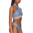 Beach Riot NWT |  Jessica Bikini Top in Denim Size L Photo 3