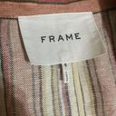 Frame  linen striped blazer size 6 Photo 7