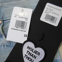 NWT Mother Superior Scrapper Cuff Ankle Fray in Lonely Hearts Club Crop Jeans 25 Photo 3