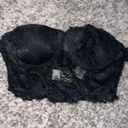 Tic Toc Black Lace Crop Top Photo 1