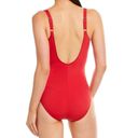 Gottex New.  red ruched swimsuit. Size 12. Retails $168 Photo 2