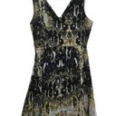 BB Dakota Jack By  Womens Size 0 Snakeskin Print Sleeveless Fit and Flare Dress Photo 1