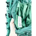 Mac Duggal  67007 Embellished Illusion High Neck Velvet Floral Dress 4 Emerald Photo 6