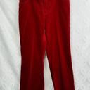 Krass&co Lauren Jeans  Ralph Lauren Red Velvet Flared Bootcut Vintage Y2K Jeans Size 8 Photo 1