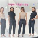 Simple Society  distressed super high rise button fly raw hem jeans NEW NWT 1 25 Photo 11