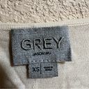 Jason Wu GREY  cream lightweight wool short sleeve tee shirt XS Photo 3