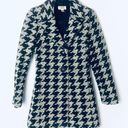 Talbots  Petite Houndstooth Wool Blend Coat Size 6 Photo 2