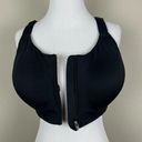 All In Motion  Sports Bra Womens 38DD Black Zip Up Front Wide Strap‎ Active Photo 9