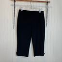 Chico's Chico’s Black Pullover Hoodie & High Waist Capri Shorts Bundle OF 2 Size 8 Photo 4