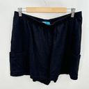 Fresh Produce  Black High Waisted Cotton Shorts Front Pockets Womens Size XXL Photo 0