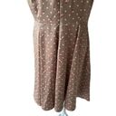 Krass&co NY &  Eva Mendes Taupe Floral Dress Size 12 Photo 6