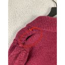 Vintage J. Crew Unisex Burgundy Shetland Wool Cardigan Sweater Size M Red Size M Photo 4