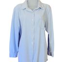 Chadwick's Real comfort by  blue cordaroy long sleeve button up size L Photo 9