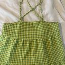 Nasty Gal Gingham Tiered Smock Mini Dress Photo 3