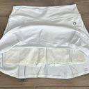 Dona Jo 15” High Rise White Pleated Tennis Skirt Size Large Photo 3