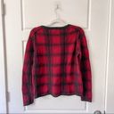 360 Cashmere  PALOMA Pullover Sweater OXBLOOD Plaid Photo 56