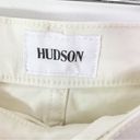 Hudson Jeans Hudson Rosalie Wide Leg Distressed Knee High Rise Jeans Tan Linen Size 30 NWT Photo 9