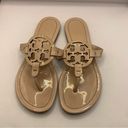 Tory Burch  Miller  Sandal  size 7 M  Seashell Pink patent leather flip flops Photo 0