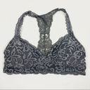 Xhilaration  Grey Lace Racerback Bralette Photo 1