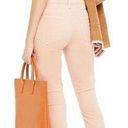 Petal MOTHER High Waisted Looker Velvet Jeans In  Pink Photo 1