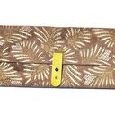 Anthropologie  Mattie Suede Pencil Pouch Leather Wallet Clutch Purse Taupe Tan Photo 0