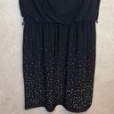 White House | Black Market  Black Sleeveless Studded Skirt Casual Dress Size XS Photo 11