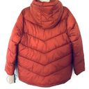 Bernardo NWT  Love Full Circle Hooded Rust Puffer Jacket Sz M Photo 2