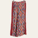 Liliana Anthropologie Lilka Orange Printed Cotton Boho Palazzo Pants Size S Photo 1