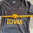 Russell Athletic NWT University of Iowa Hawkeyes Large V Neck T Shirt Russel Brand Photo 6