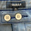 Modcloth  Pin-Up Delight Retro Shorts Mid Rise Double Button Bleached Pockets 10 Photo 2