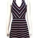 Aeropostale  Striped Red White & Blue Halter Dress Size M Photo 0