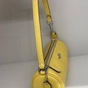 Coach Silver/Retro Yellow Nolita Barrel Bag Pebble Leather #CP 474 Photo 4