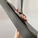 Rag and Bone  Enfield Snake Flap Crossbody Bag Mini Leather Gray Black Python Photo 3