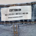 Cotton On Cotton:On Women's Bells Blue High Rise Classic Stretch Denim Short Size 6 NWT Photo 3