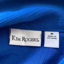 kim rogers button down blouse w/built in tank short sleeve size medium NWOT Photo 6