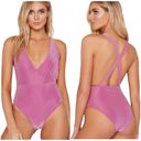 Daisy Dippin’ ’s Pink Arena One Piece Swimsuit Size Large Photo 1