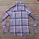 Full Tilt  PURPLE FLANNEL PLAID BUTTON UP Photo 2