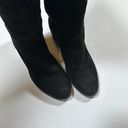 Rag and Bone  Ashby Genuine Suede Over The Knee Block High Heel Boots Shoes Black  Photo 3