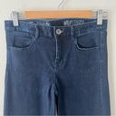 Madewell  Sz 25 Widelegger Dark Wash Wide Leg Flare Leg Jeans Stretch Long Length Photo 1