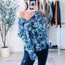 Urban Outfitters Out From Under Floral Button up Waffle Knit Long Sleeve Photo 1