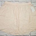 Abound  Womens High/low Printed Skirt In White- Pink Mini Moo Size Large Photo 0