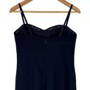 Vera Wang  Navy Corset Bust Removable Strap Long Gown size 6 Photo 4