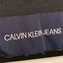 Calvin Klein Jeans  Crewneck Sweater Black Ribbed Photo 6