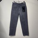 GRLFRND  The Helena washed Grey High-Rise Straight-Leg Jeans size 26 Photo 9