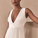 Badgley Mischka NWT  Sloane Dress in Ivory Pleated Skirt Dress Wedding Size 4 Photo 2