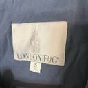 London Fog  Periwinkle Powder Blue Drawstring Hoodie Cinch Waist Jacket Sz Small Photo 6