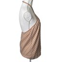 L'Academie L’academie Amber Swiss Dot Nude Halter Sleeveless Top Womens Size XS Photo 3