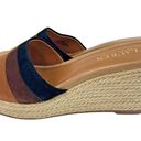 Ralph Lauren LAUREN  Karlia Suede Leather Slip On Espadrille Wedge Heels Womens 8 Photo 8